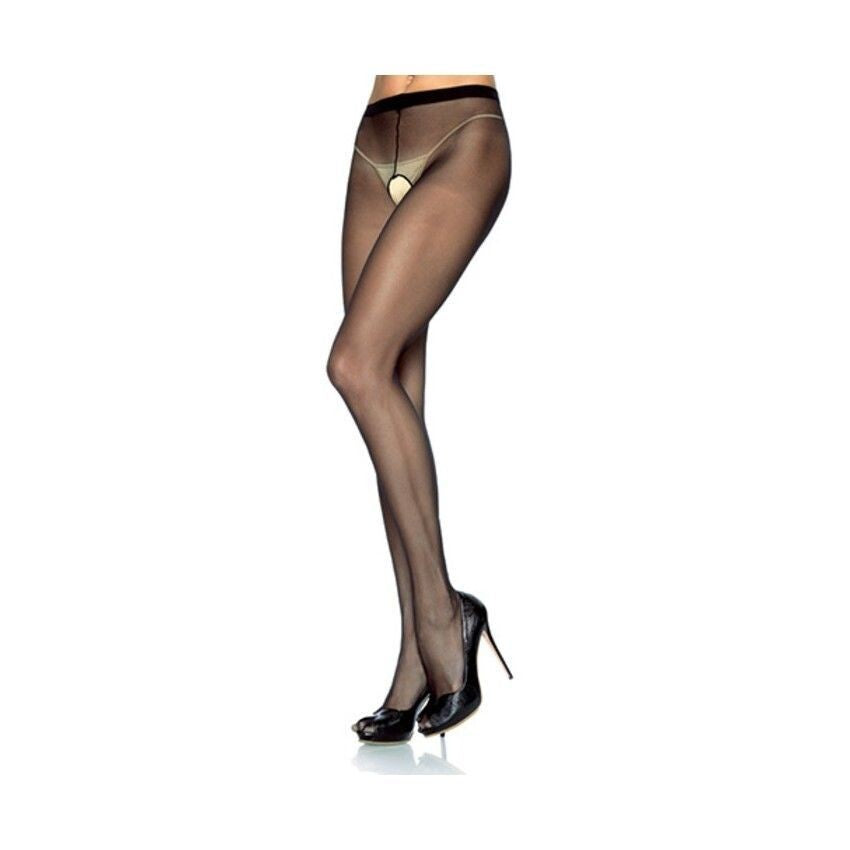 Collant crotchless plus size - immagine 1