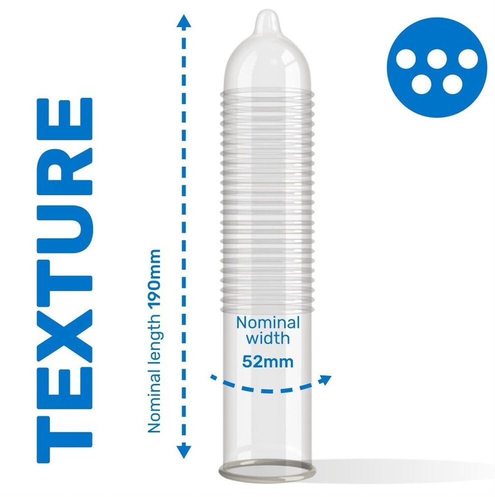 Preservativi Stimolanti Pasante Ribbed Passion - immagine 7