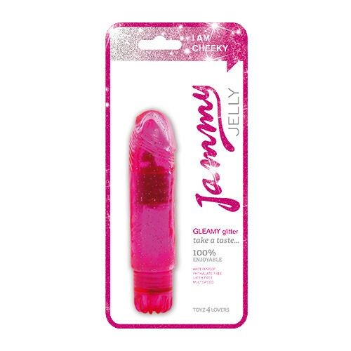 Vibratore Realistico Gleamy Glitter 13,5 cm - immagine 3