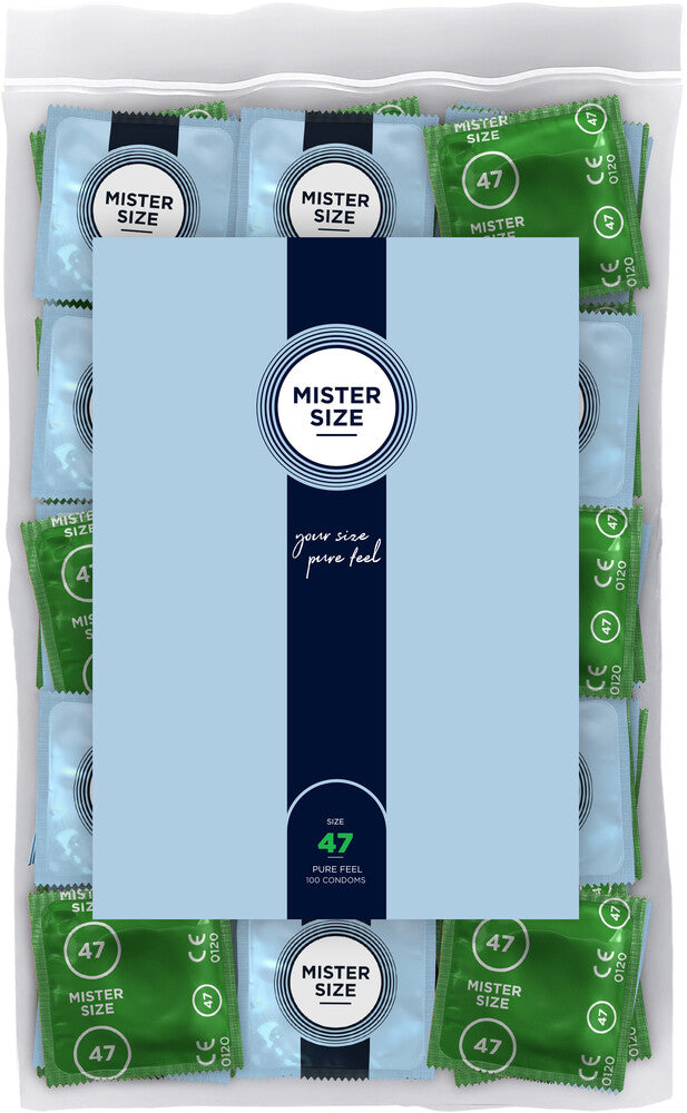 Preservativi Ultra Sottili 47 Mister Size - immagine 1