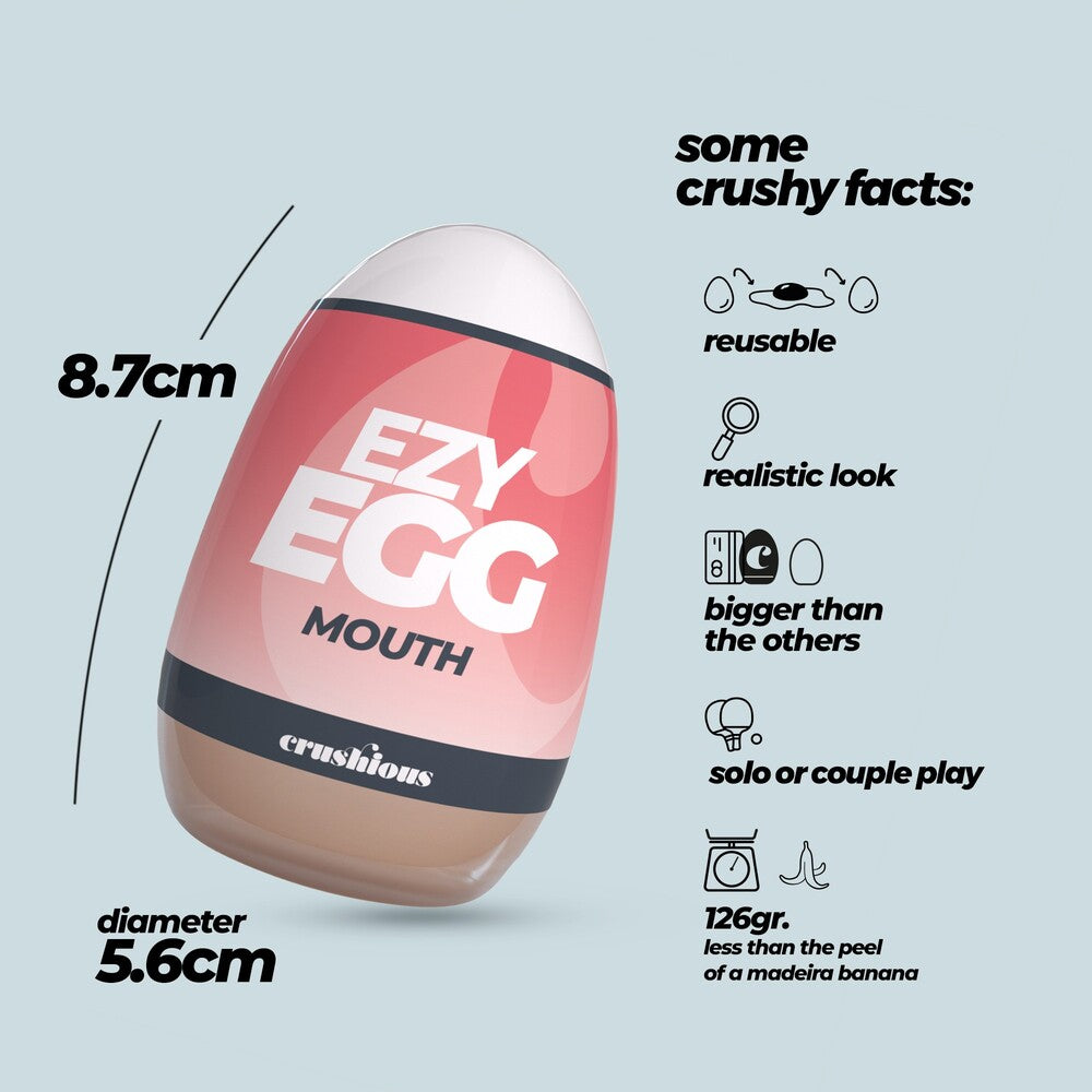 Masturbatore Ezy Egg Mouth - immagine 8