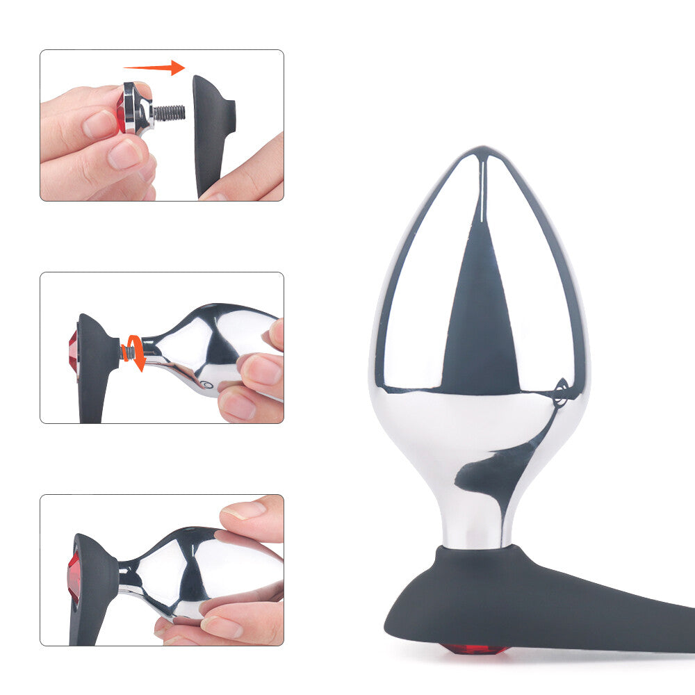 Plug Anale e Anello Fallico Pleasure Bully - immagine 4