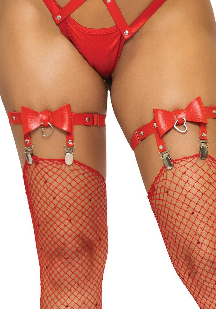 Giarrettiera Sexy Red Bows - immagine 1