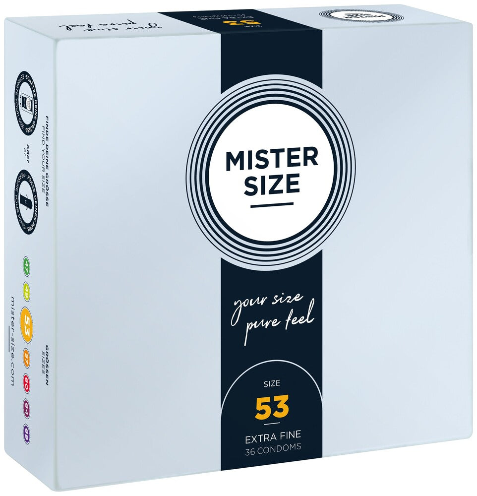 Preservativi Ultra Sottili 53 Mister Size - immagine 8