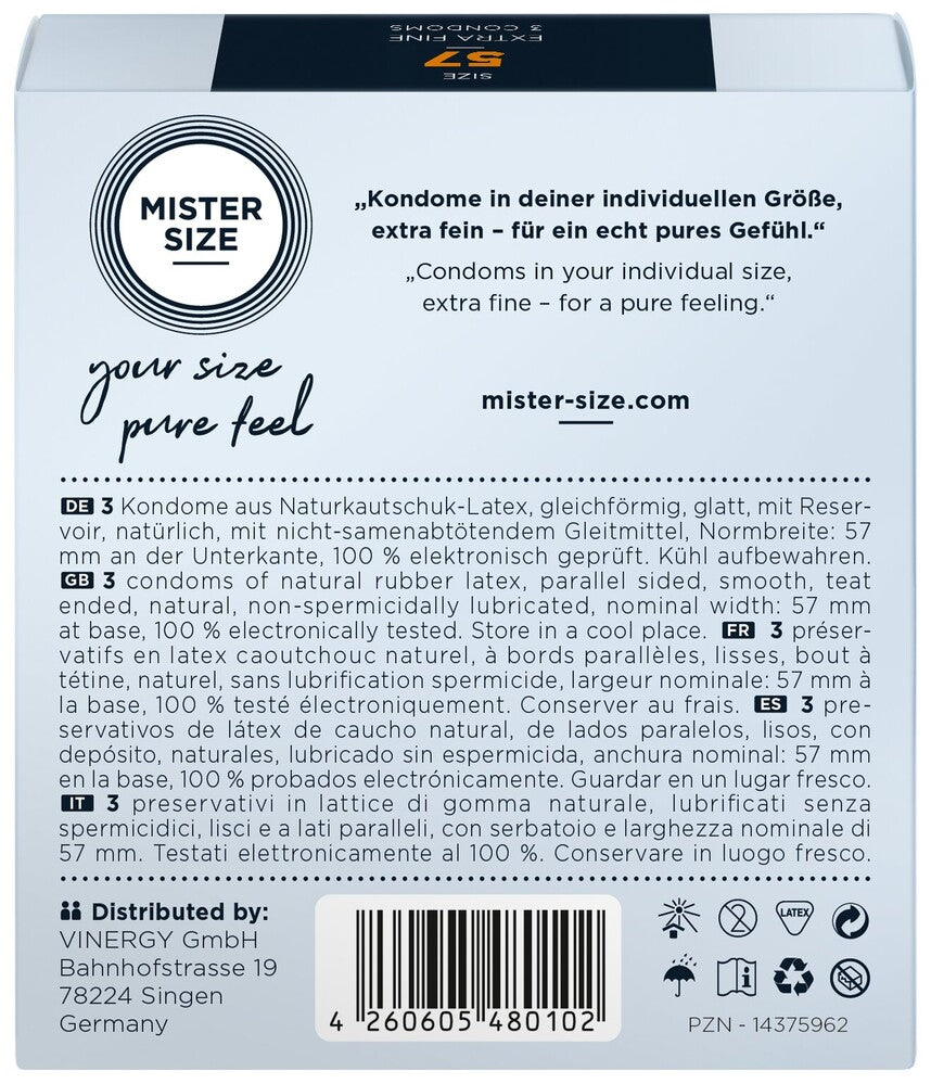 Preservativi XL 57 Mister Size - immagine 7
