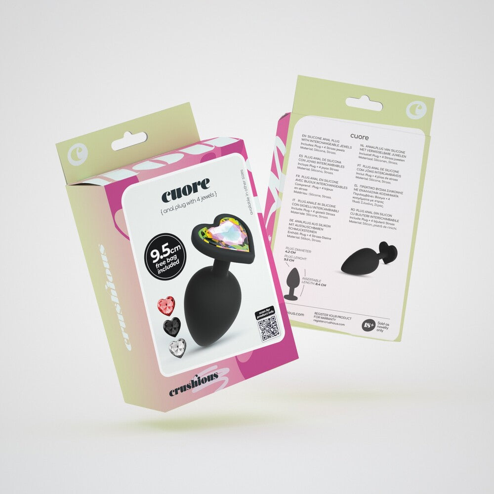 Plug Anale Cuore Ø 2,7 cm - immagine 8