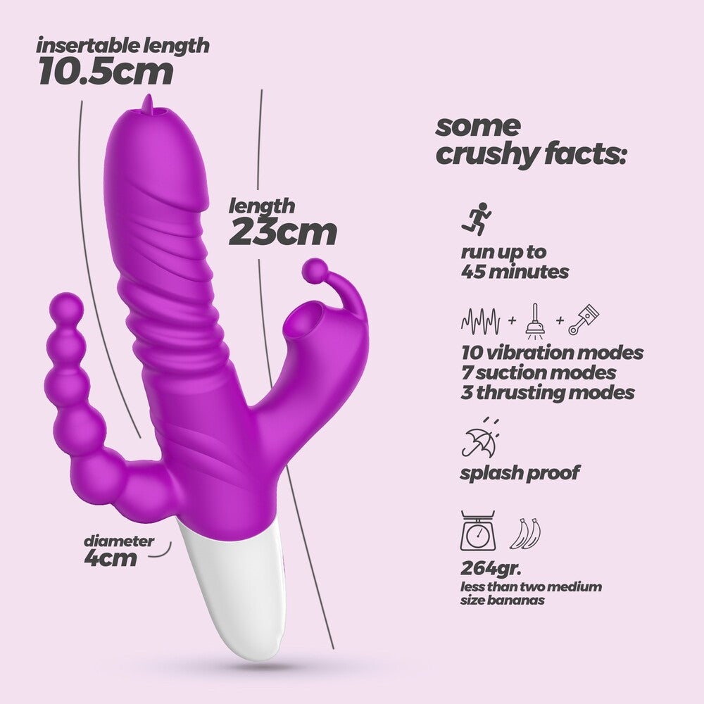 Vibratore Tripla Stimolazione Wrangler - immagine 10