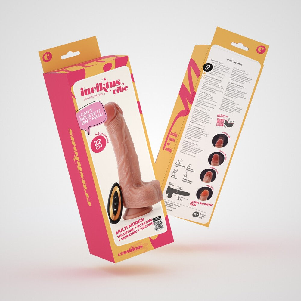 Vibratore Realistico Inviktus 22 cm - immagine 11