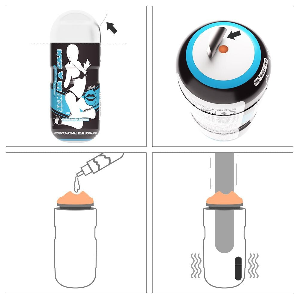Masturbatore Sexy Mouth Vibro - immagine 4
