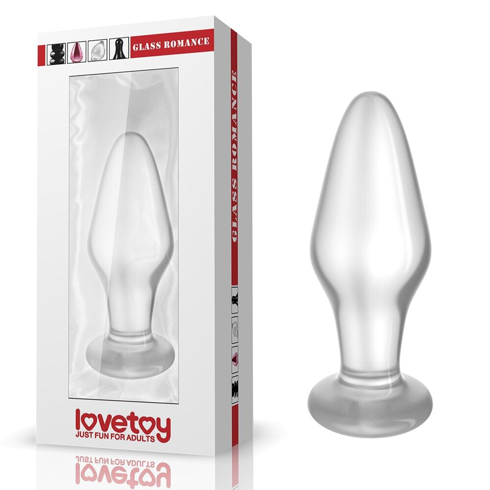 Plug Anale Glass Clear Love - immagine 7