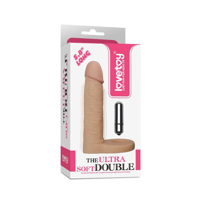 Strap On Vibrante Ultra Double 15 cm - immagine 5