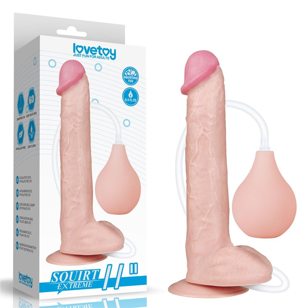 Dildo XXL Real Squirt 28 cm - immagine 9