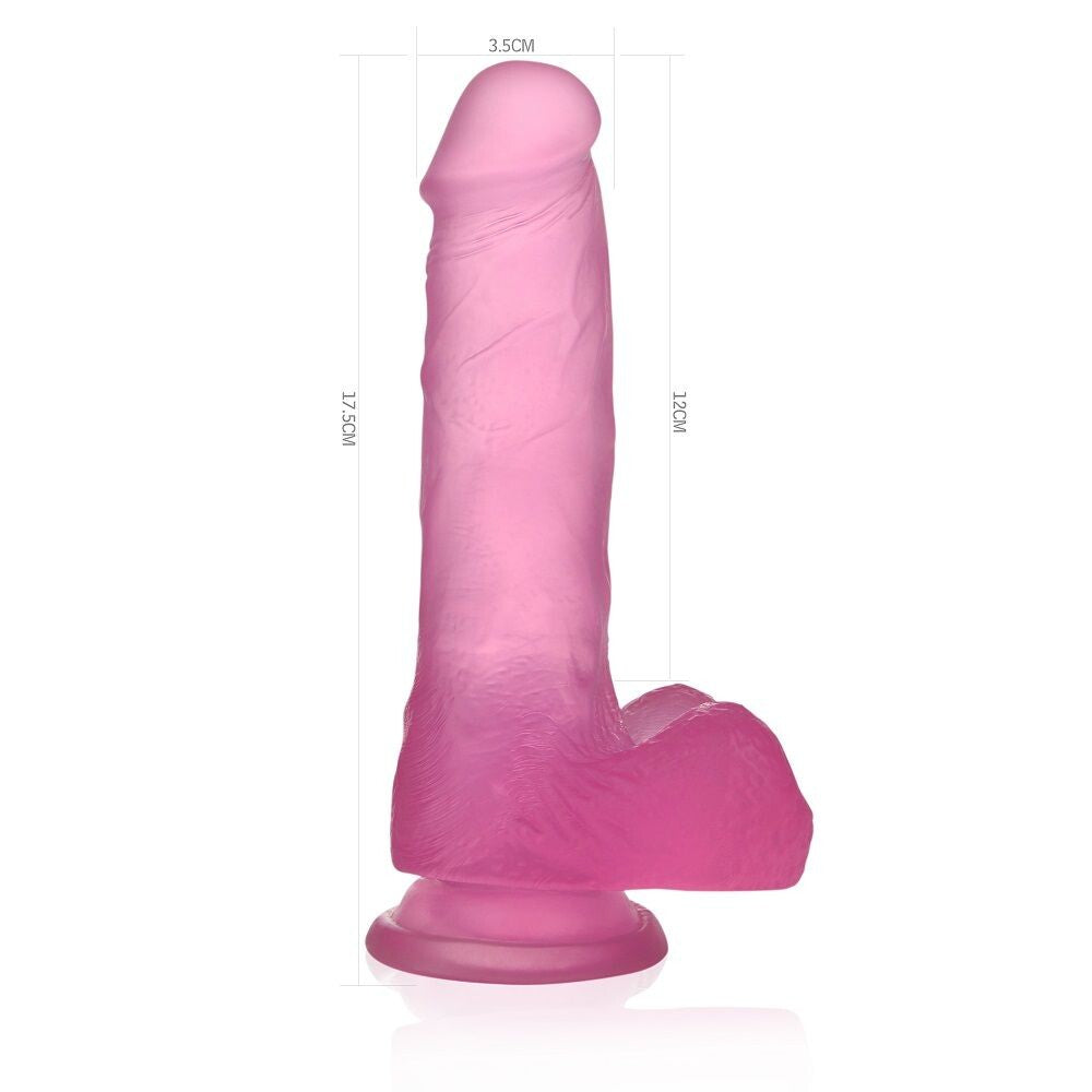 Dildo Realistico Jelly Crystal 17 cm - immagine 3
