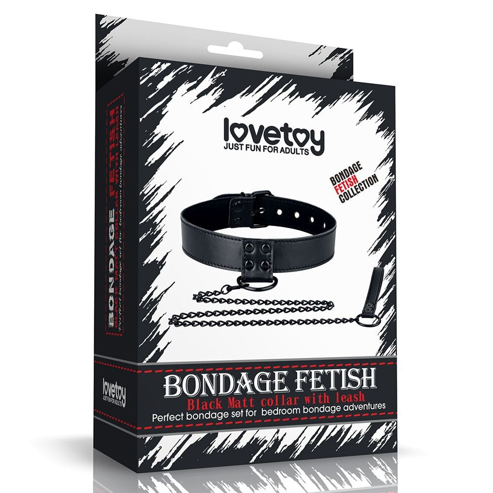 Collare Bondage con Guinzaglio Matt - immagine 4