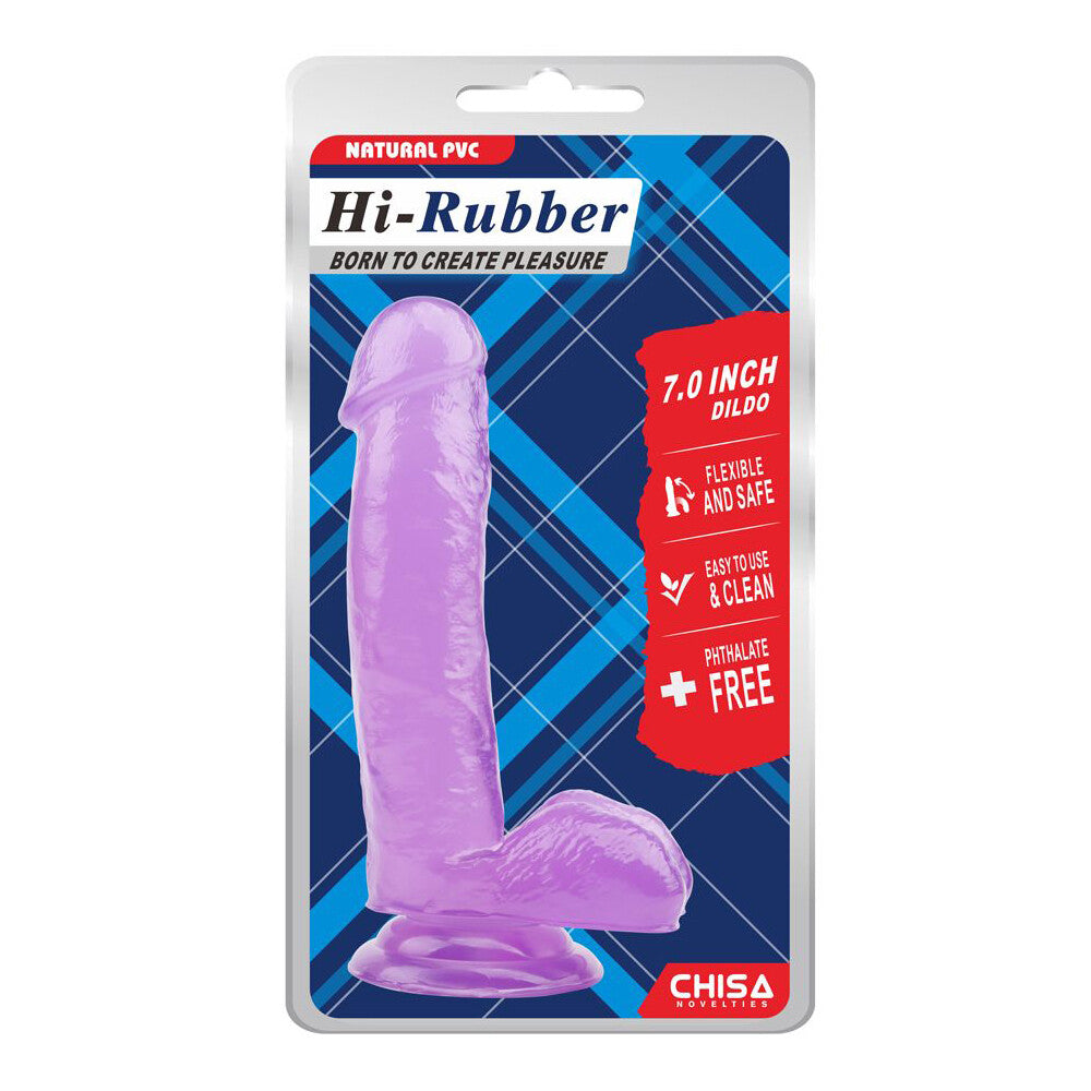 Dildo Realistico Rubber 17,5 cm - immagine 11
