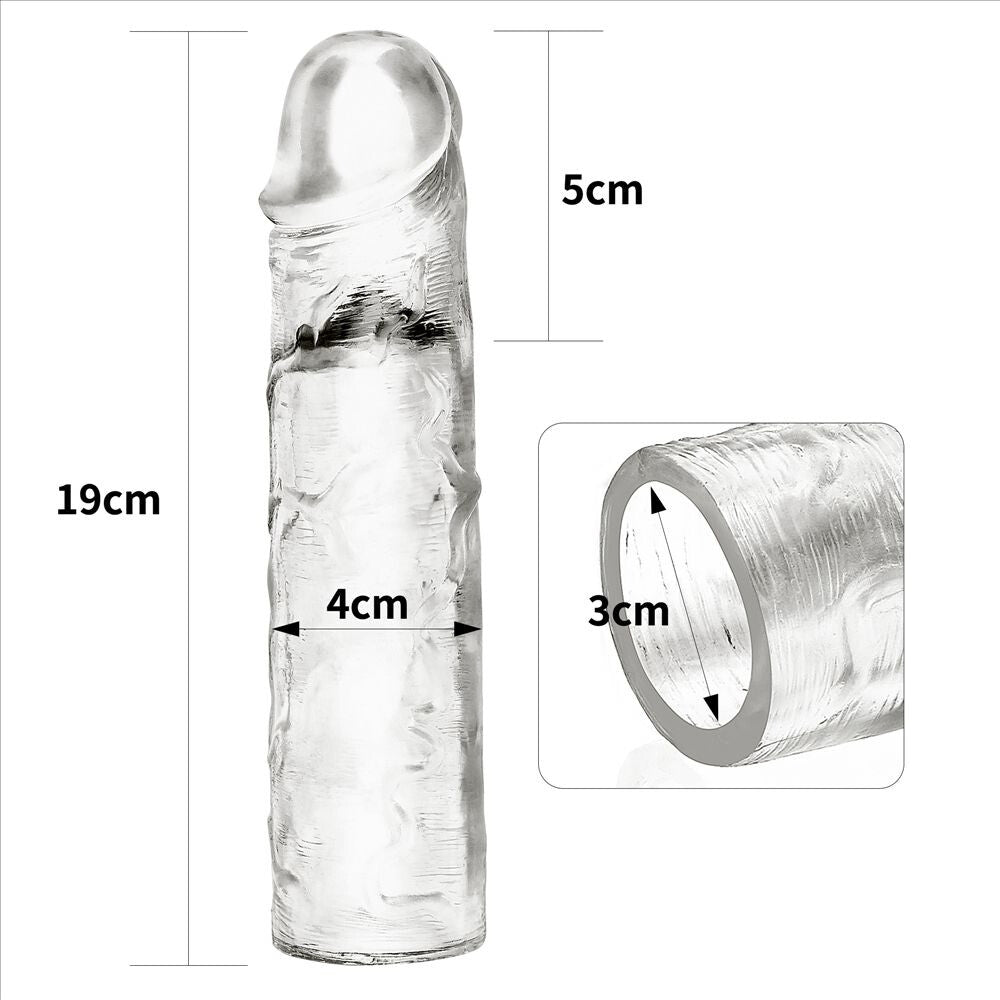Guaina e Prolunga Pene Flawless 2 19 cm - immagine 2