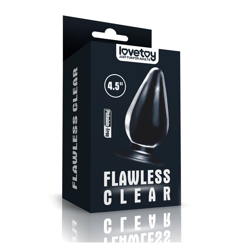 Plug Anale Extreme Flawless Clear Ø 5,5 cm - immagine 3