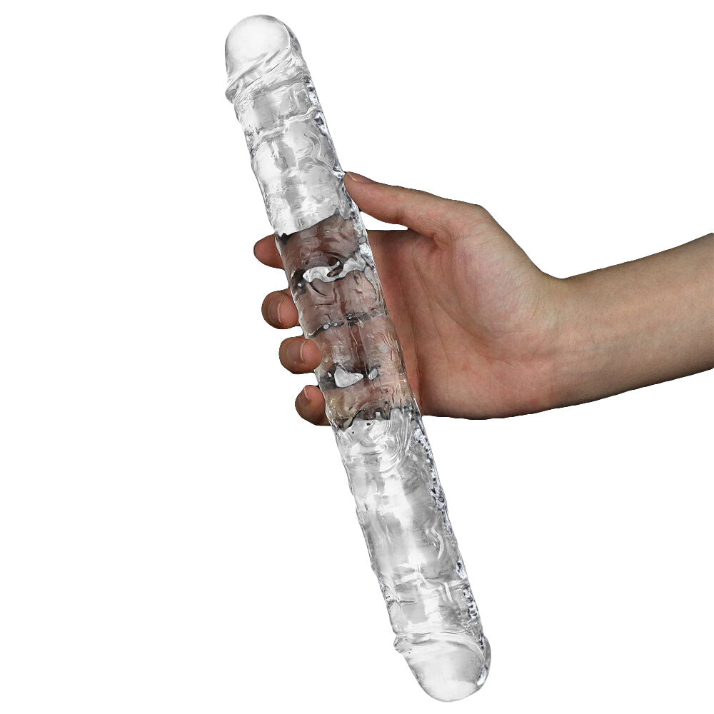 Dildo Doppio Flawless Clear 30 cm - immagine 1