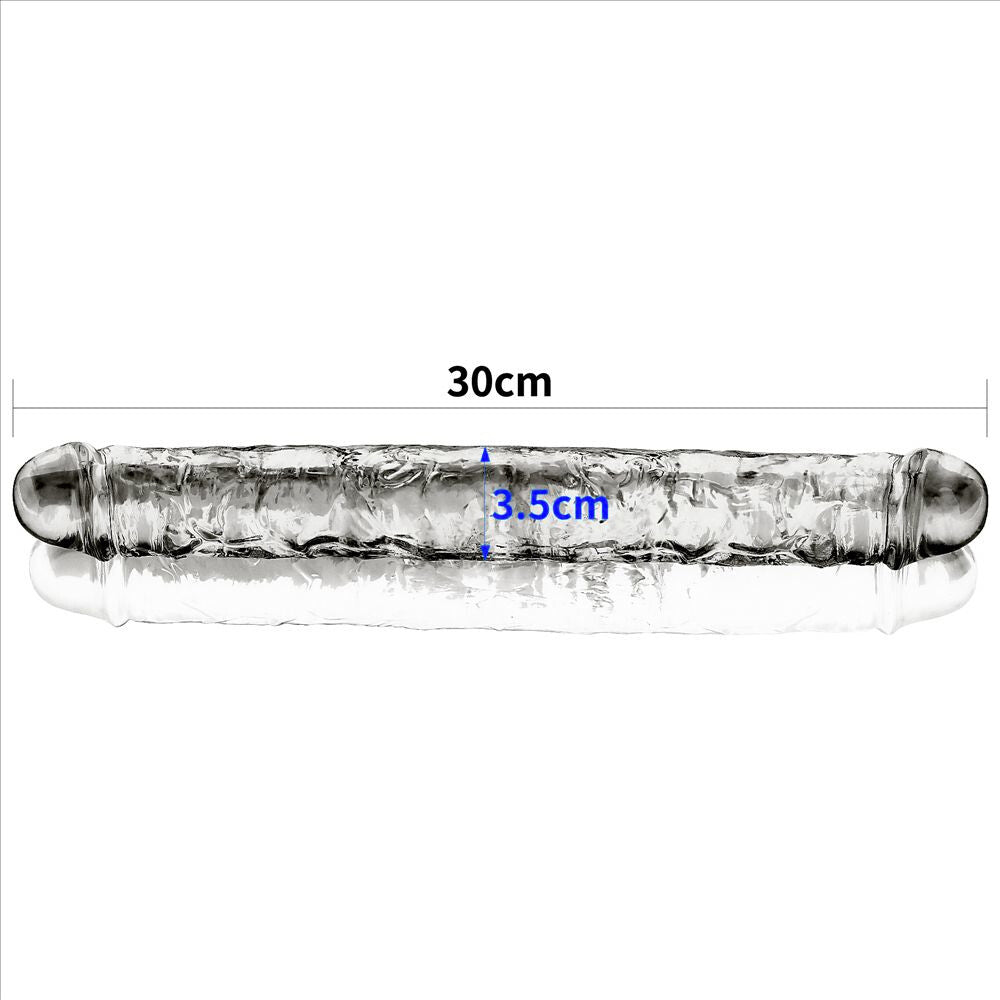 Dildo Doppio Flawless Clear 30 cm - immagine 4
