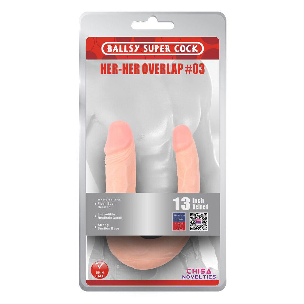 Dildo Doppio Her Her Overlap 33,5 cm - immagine 5