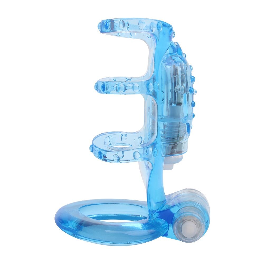 Anello Vibrante Dual Vibrating Cock Cage - immagine 1