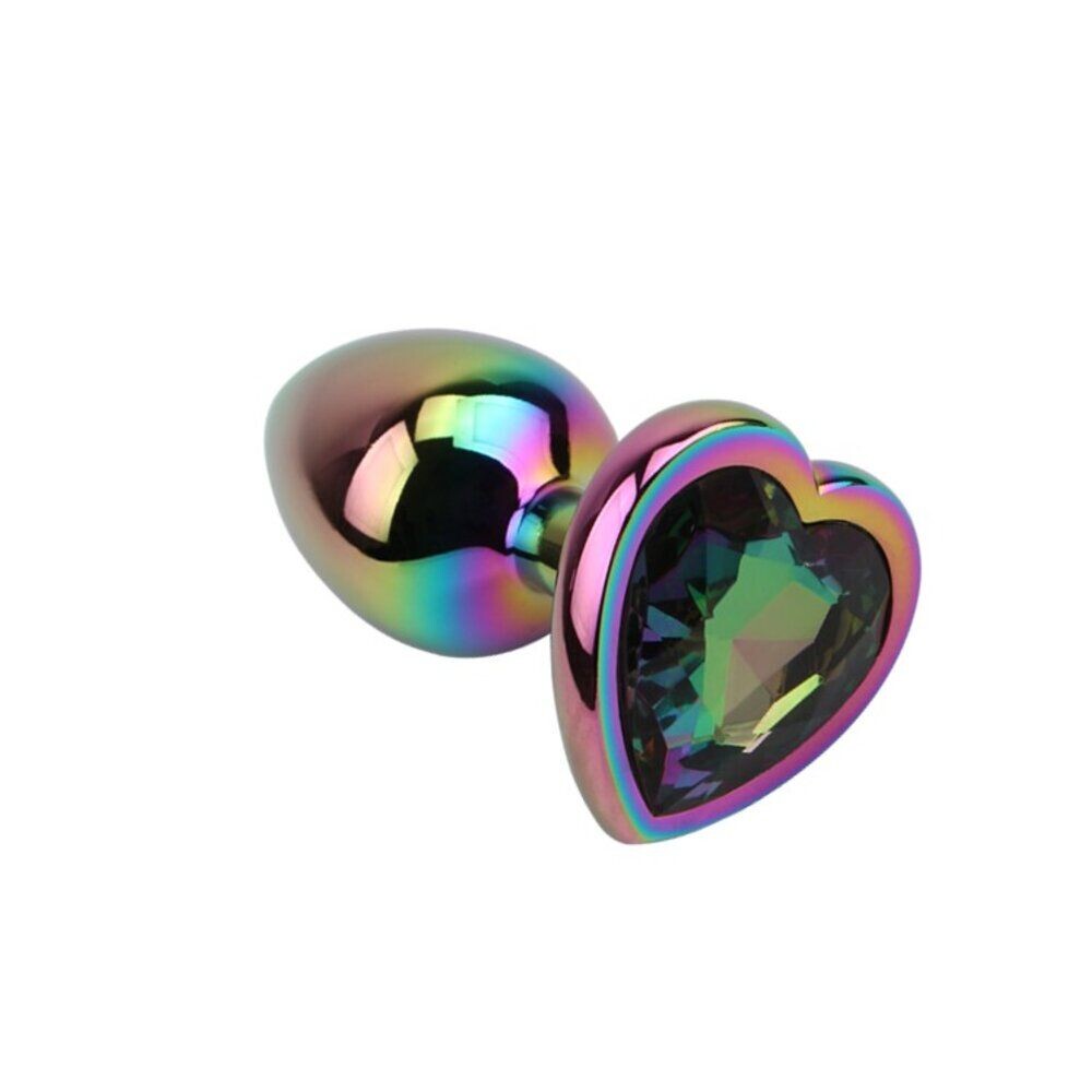 Plug Anale Rainbow Heart - immagine 4