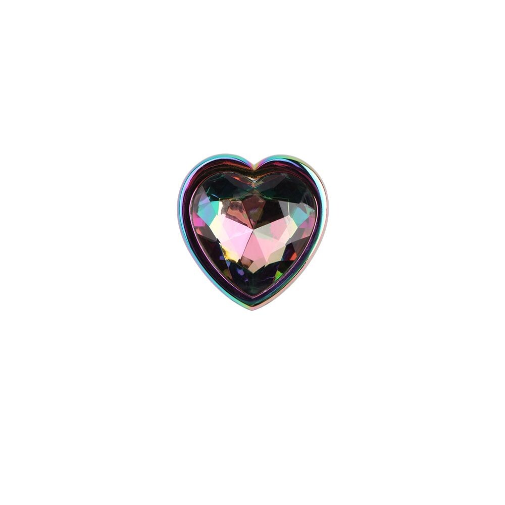 Plug Anale Rainbow Heart - immagine 5