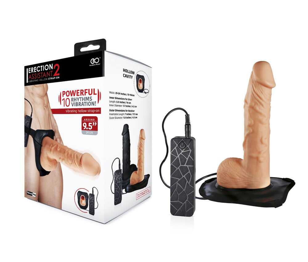 Strap On Vibrante Erection Glow 24 cm - immagine 6