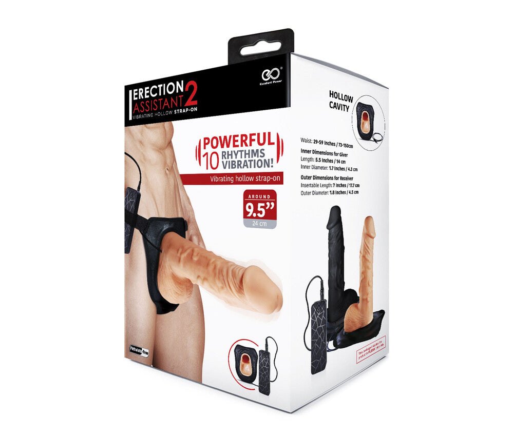 Strap On Vibrante Erection Glow 24 cm - immagine 5