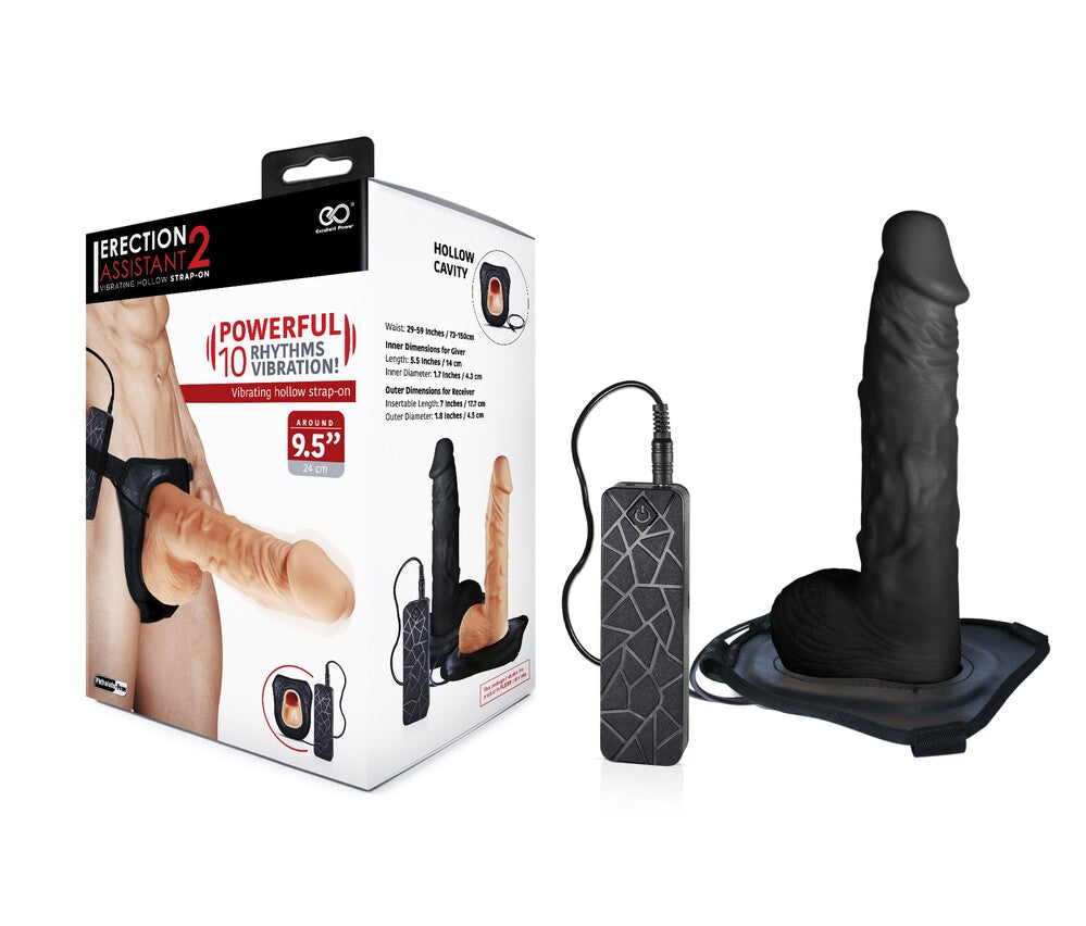 Strap On Vibrante Erection Glow 24 cm - immagine 3