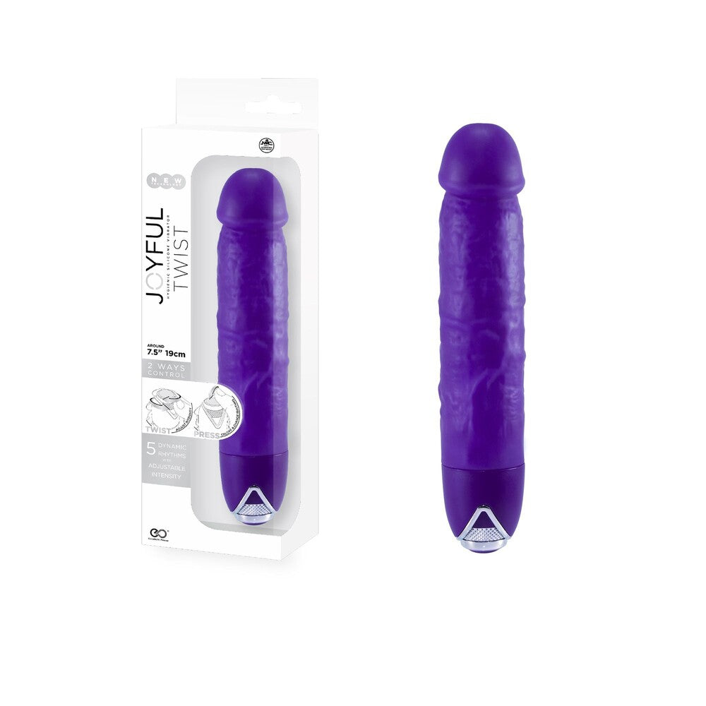 Vibratore Realistico Joyful Twist 22,5 cm - immagine 9