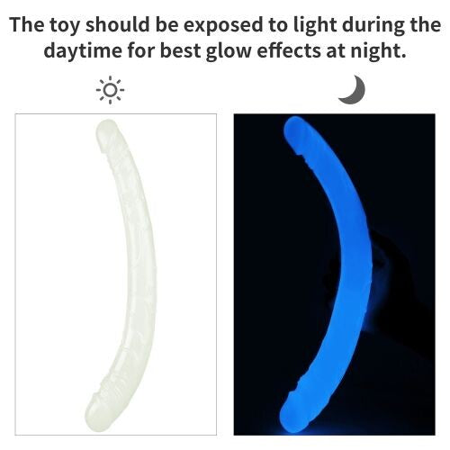 Dildo Doppio Lumino Play 37 cm - immagine 3