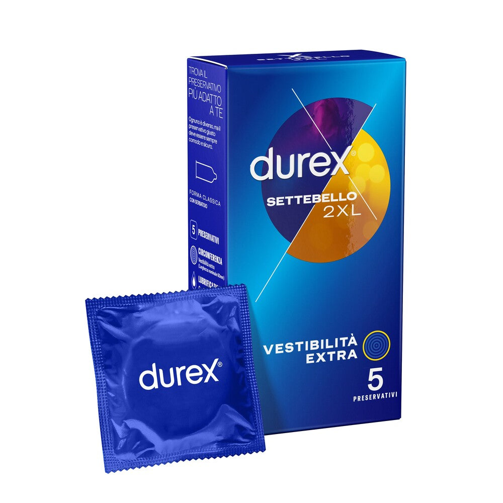 Preservativi Durex Settebello 2XL 5 pz - immagine 1