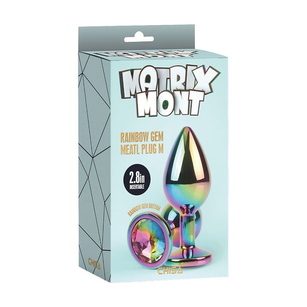 Plug Anale Rainbow Gem Ø 3,3 cm - immagine 5