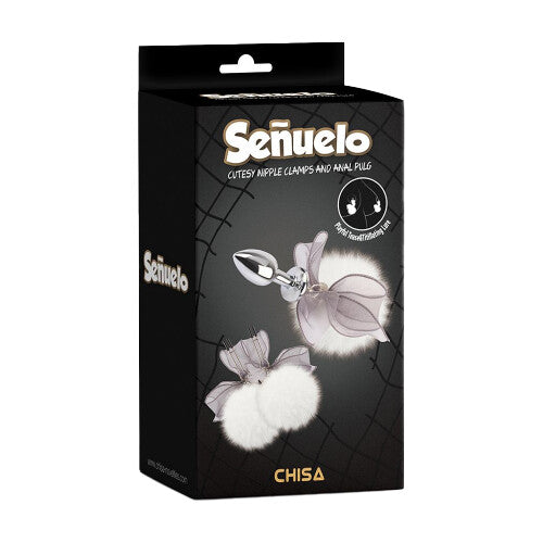 Pinzette per Capezzoli Cutesy e Plug Anale - immagine 6