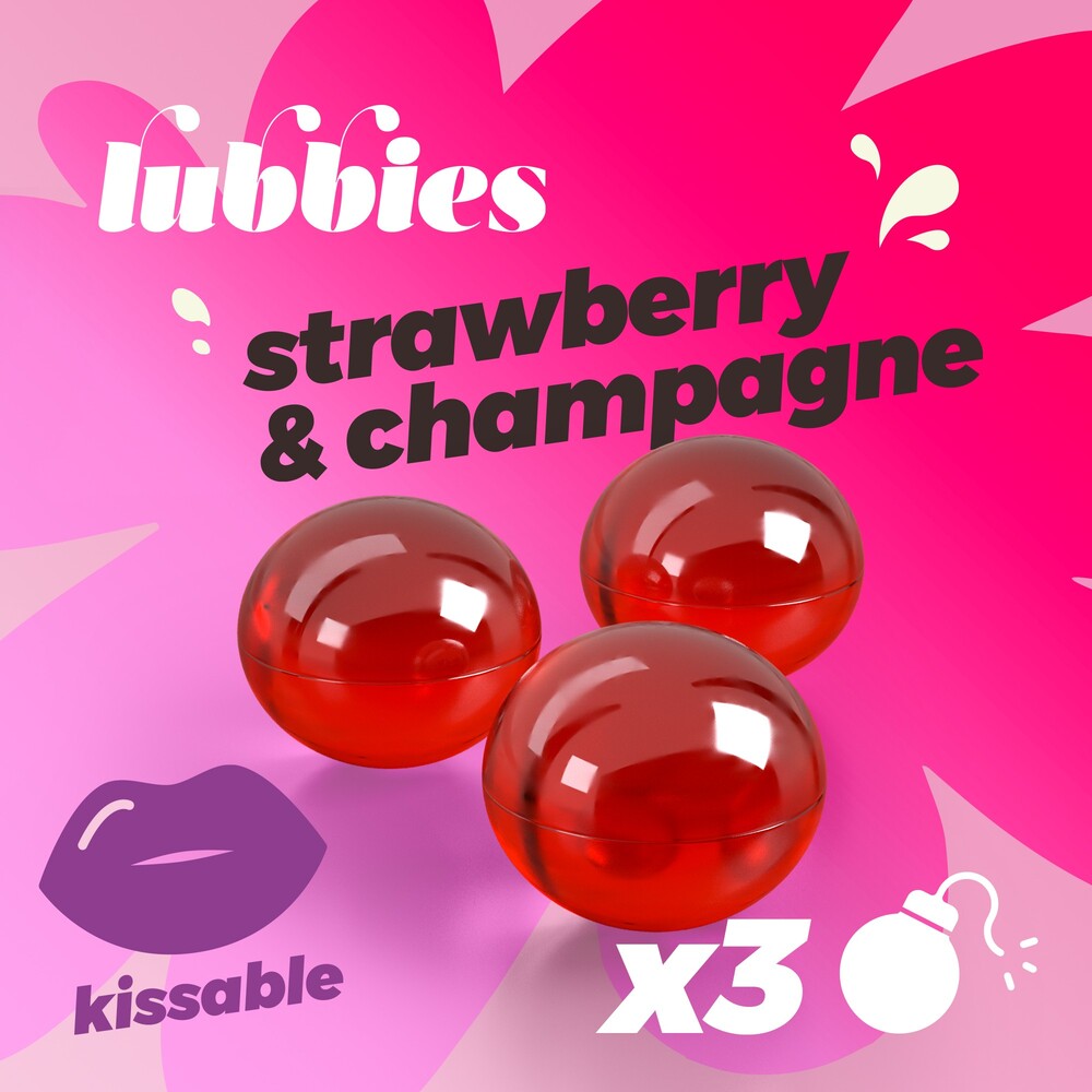 Olio Massaggio Brazilian Balls Fragola e Champagne - immagine 1