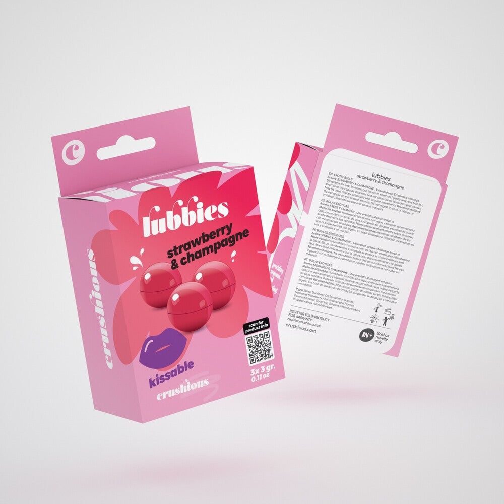 Olio Massaggio Brazilian Balls Fragola e Champagne - immagine 5