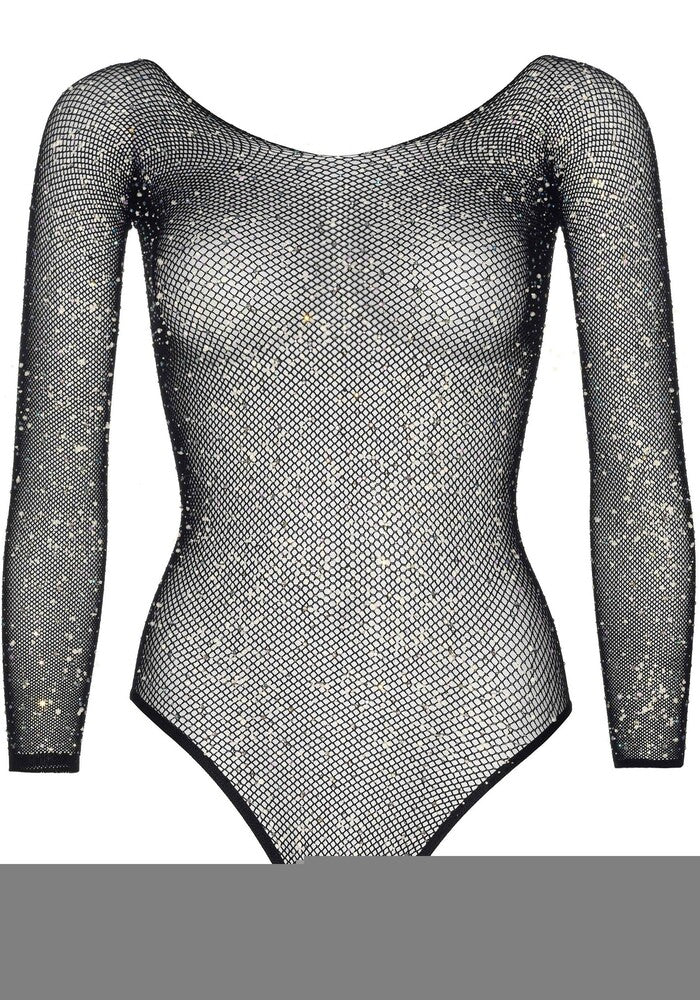 Body Sexy Crystalized Fishnet Nero - immagine 4