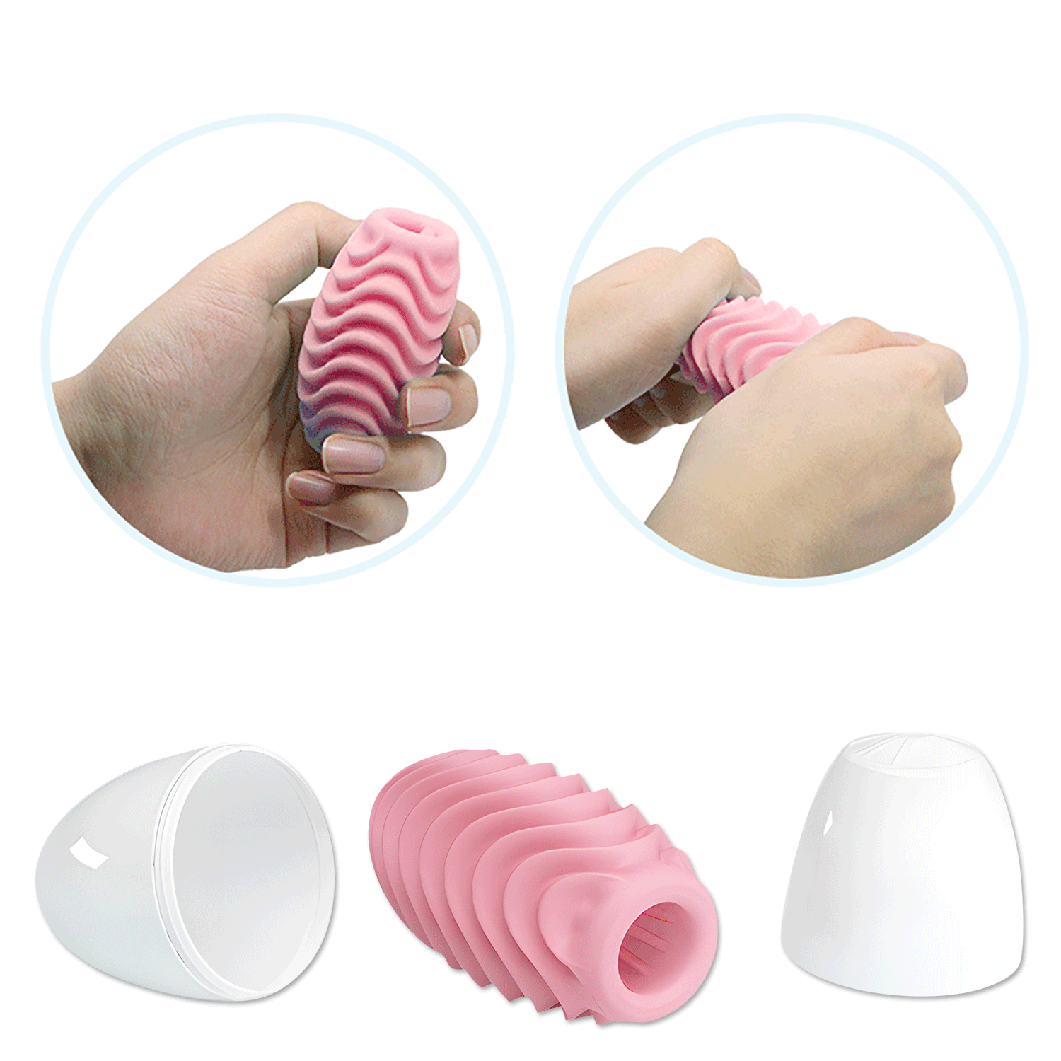 Masturbatore Double Sided Egg - immagine 11
