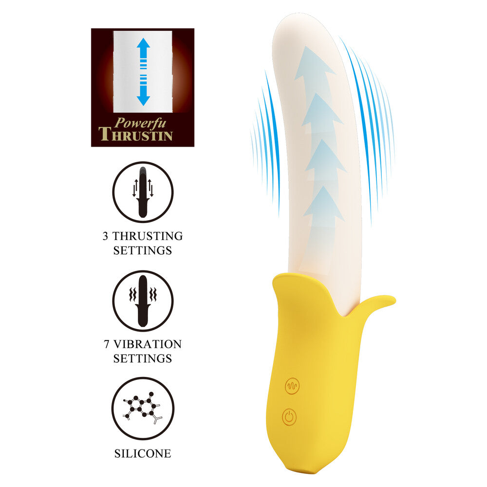 Vibratore Punto-G Banana Geek 19,5 cm - immagine 1
