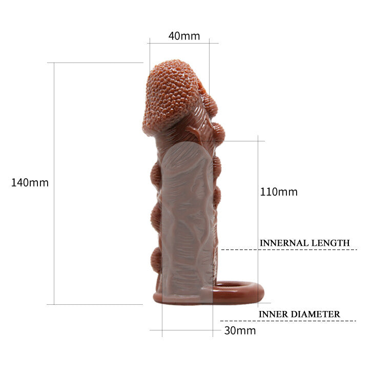 Guaina e Prolunga Pene Brave Man Alien - immagine 5