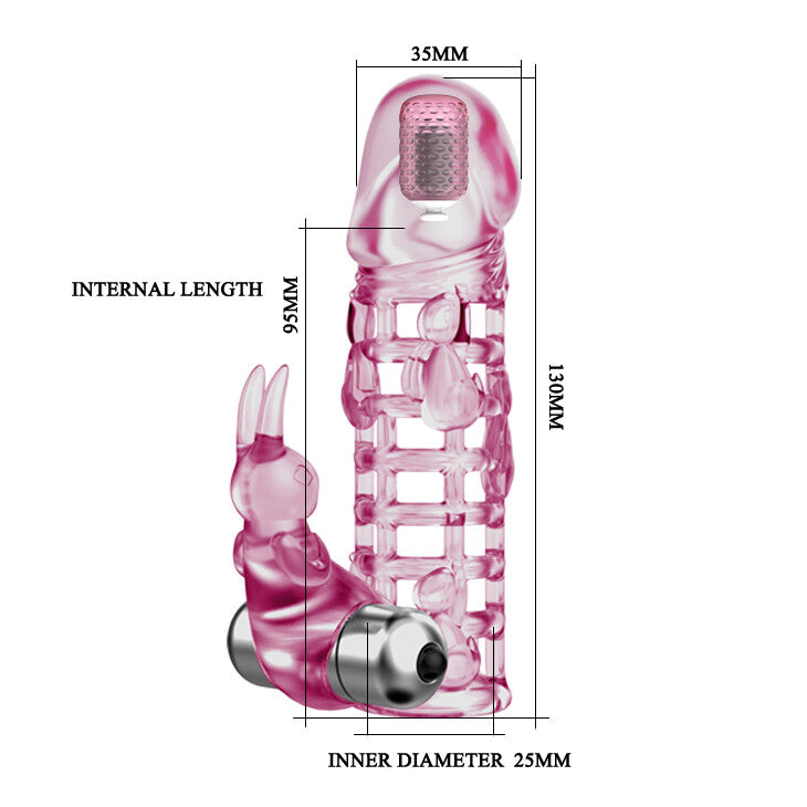 Guaina e Prolunga Pene Ultimate Love Sleeve Cobra 13 cm - immagine 4