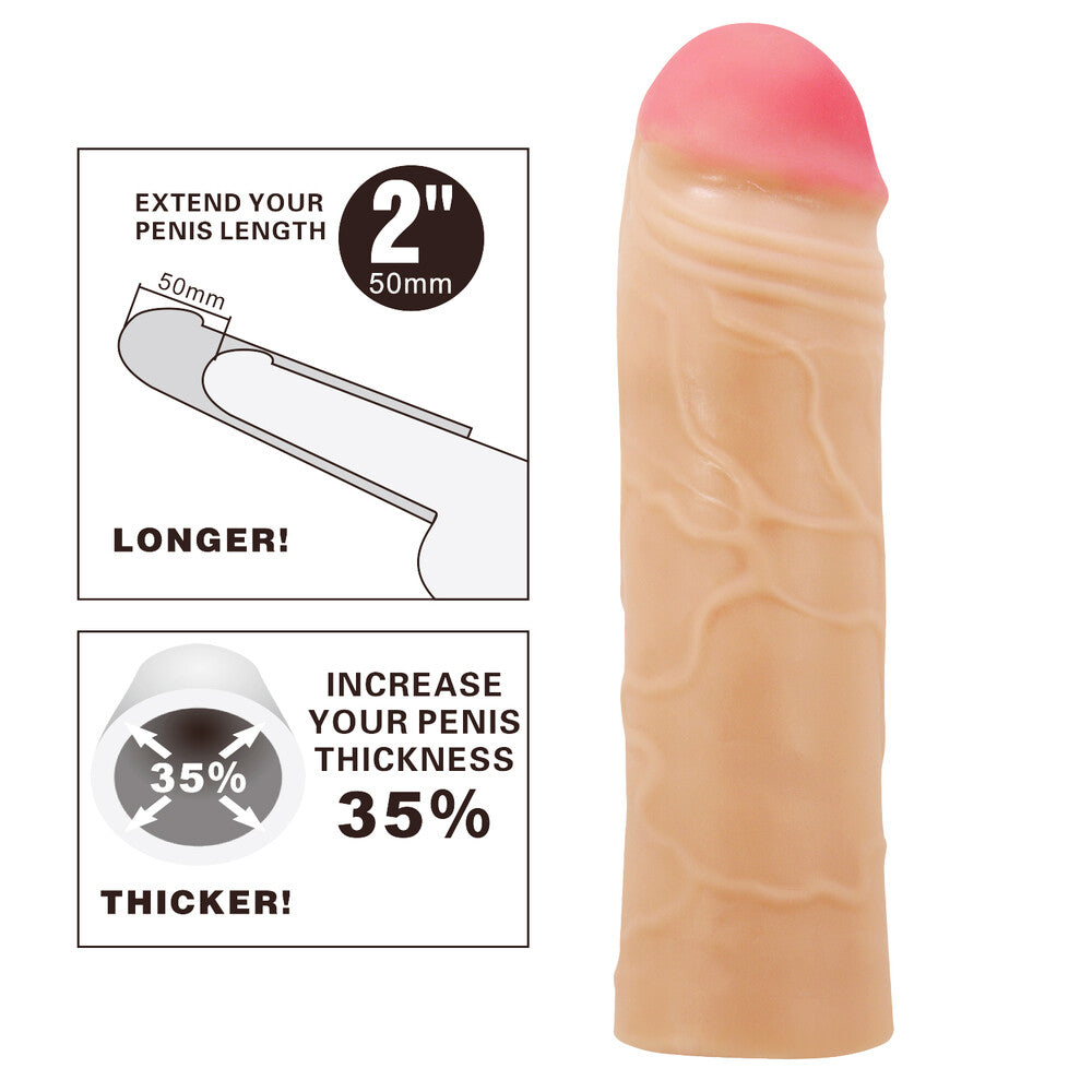 Guaina e Prolunga Pene Chane 18 cm - immagine 4