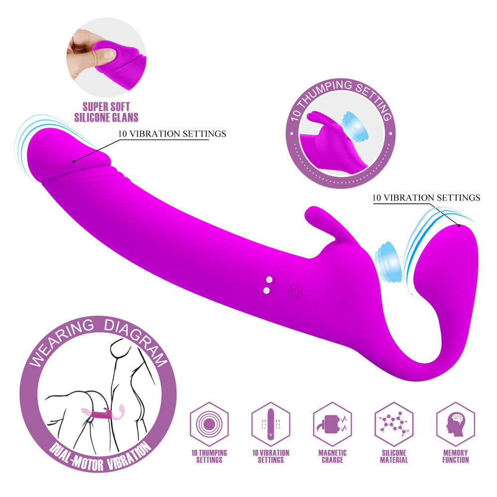 Strap On Vibrante Zanini 28,3 cm - immagine 4
