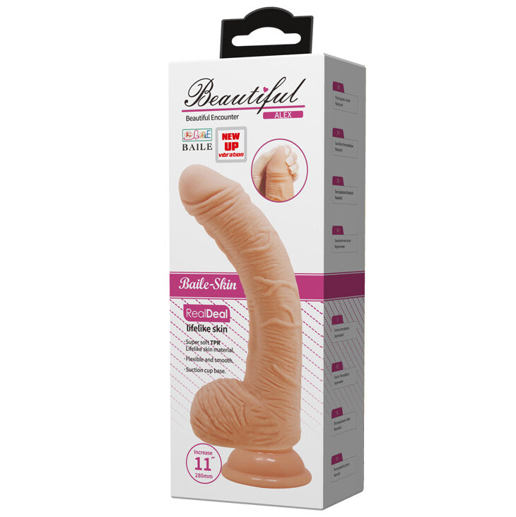 Dildo XXL Beautiful Vibrant Alex 25 cm - immagine 9