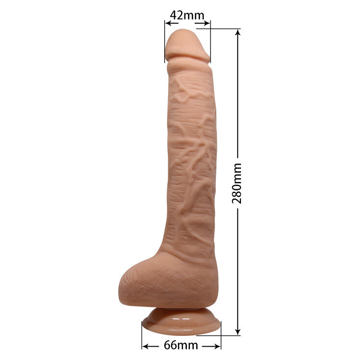 Dildo XXL Beautiful Vibrant Dick 28 cm - immagine 7