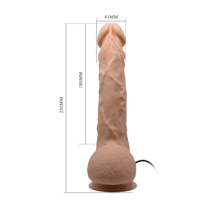 Dildo XXL Beautiful Vibrant Jason 25 cm - immagine 7