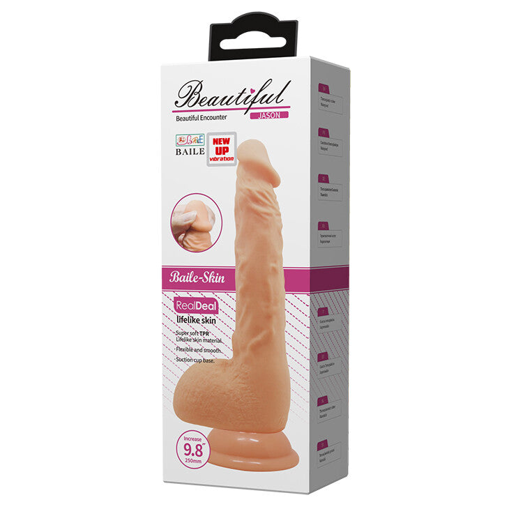 Dildo XXL Beautiful Vibrant Jason 25 cm - immagine 10