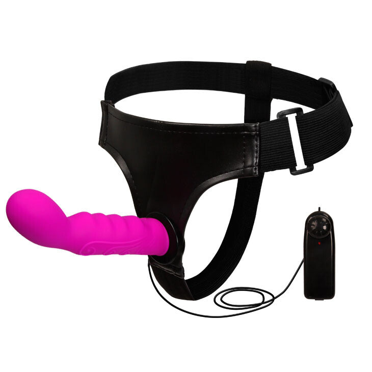 Strap-on Ultra Harness Vibrant Purple Fantasy 15,5 cm - immagine 1
