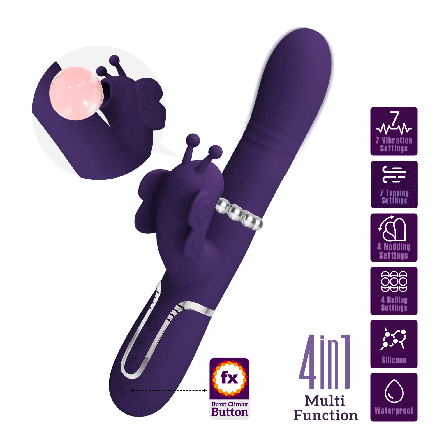 Vibratore Rabbit Twinkled Tenderness - immagine 13